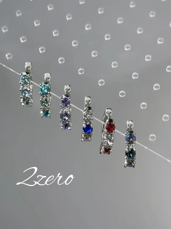 纯铜耳饰 繁星耳圈耳环素圈爆闪耳圈耳环2025新款爆款高级感耳钉