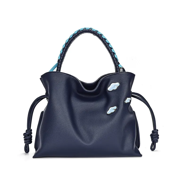 云朵一体式防盗云朵包镶嵌斜挎包妈妈包简约女士包