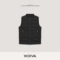 W.Diva【魏老板】KOMATSU三防90鸭绒男女同款羽绒马甲54C253152