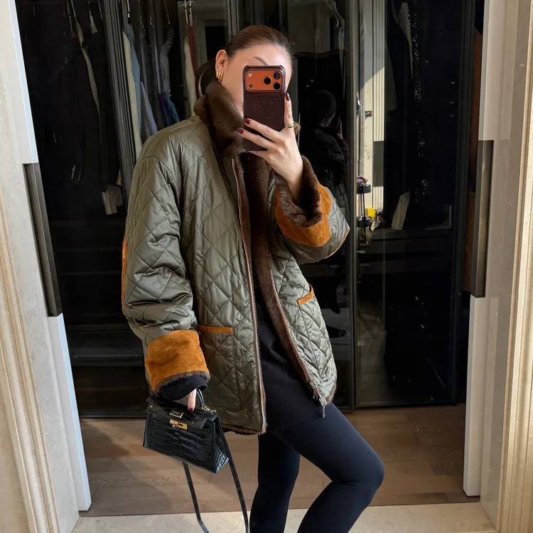 【CHUMINGMING】【复调】双面泰迪毛外套LX25106