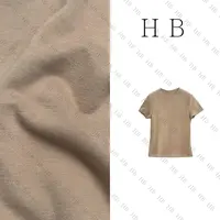 何碧碧HB【秋冬必备】0812德绒短袖厚款百搭打底时尚纯色
