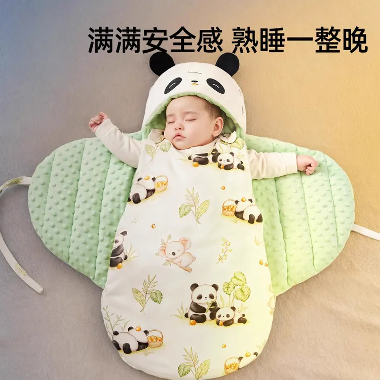 新生婴儿包被纯棉抱被春秋冬加厚保暖宝宝防惊跳包单防踢被睡袋