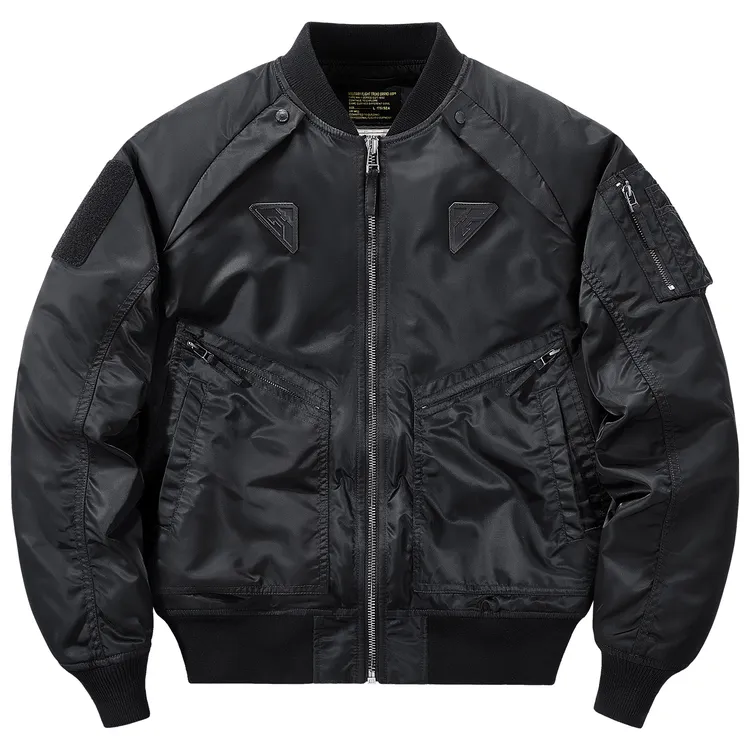 VIP机能风飞行员夹克棉服男冬季多口袋宽松加厚外套棒球服棉衣潮