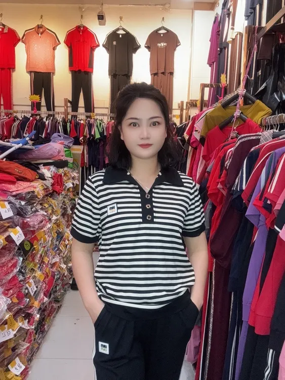 2511长裤短袖休闲套装