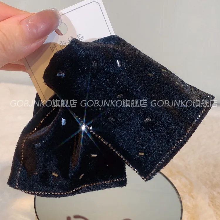 GOBJNKO欧美风小蛮腰抓夹韩版韩式少女风抓夹女发饰百搭小香风