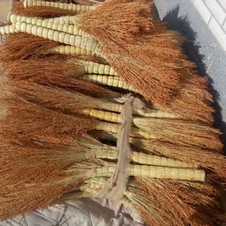 老式扫把高梁苗扫帚家用手工传统室外学校工地建筑耐用笤帚