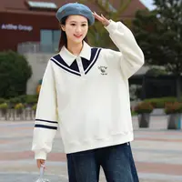 初中生卫衣女学院风假两件高中学生上衣大童12-18岁上衣春秋季