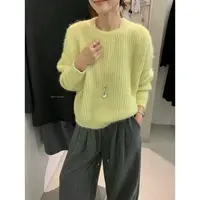 C/06709 韩系简约百搭休闲纯色软糯毛衣 9-27