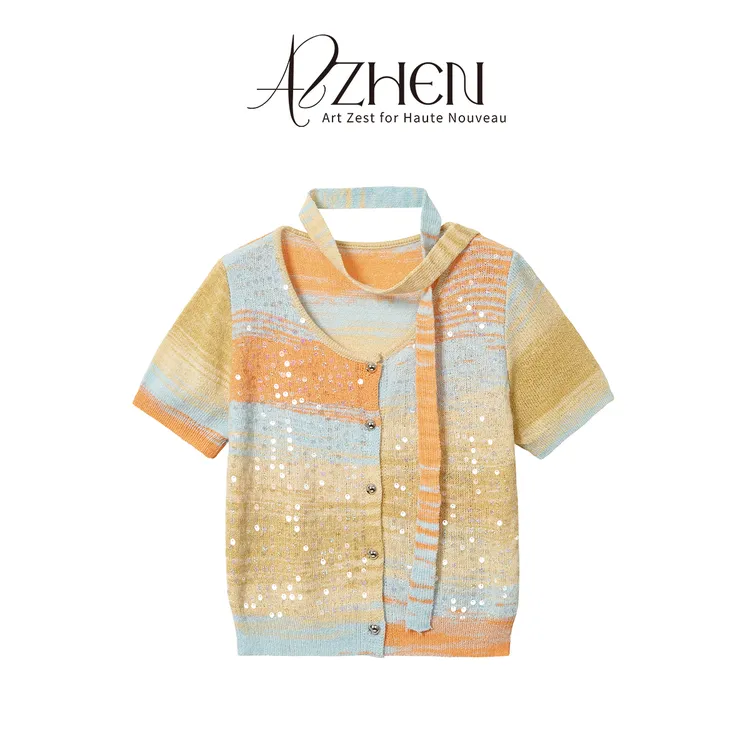 AZZHEN【海上人鱼姬】针织上衣AZ4KBT15-00