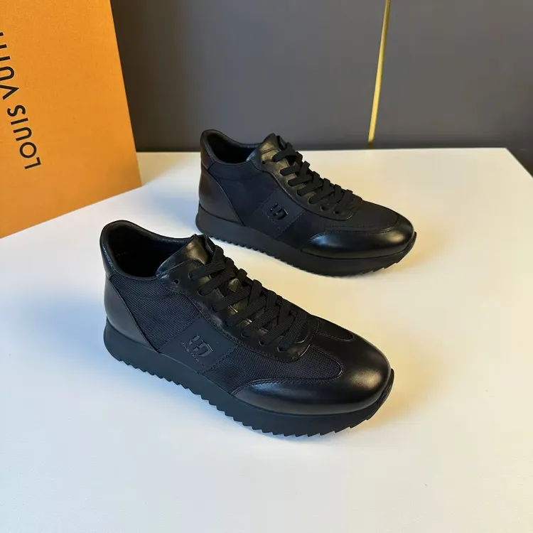 冬款加绒男士休闲皮鞋超轻拼接工艺防滑软底运动休闲鞋