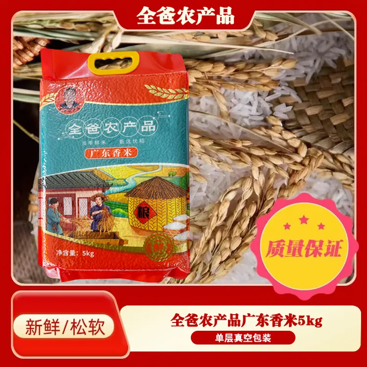 全爸农产品广东香米10斤/袋当季新米新鲜松软米香
