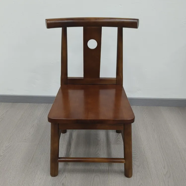 实木椅子牛角椅餐椅榫卯橡胶木餐厅家用椅子椅子靠背椅简约