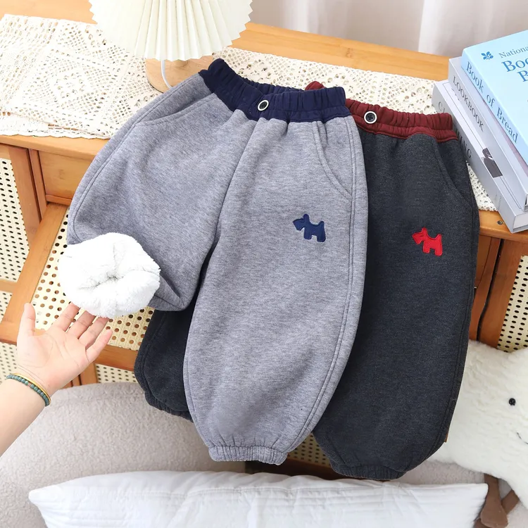 【加厚糕糕绒】男女童秋冬款加绒裤子加厚一体绒双面绒灯笼裤