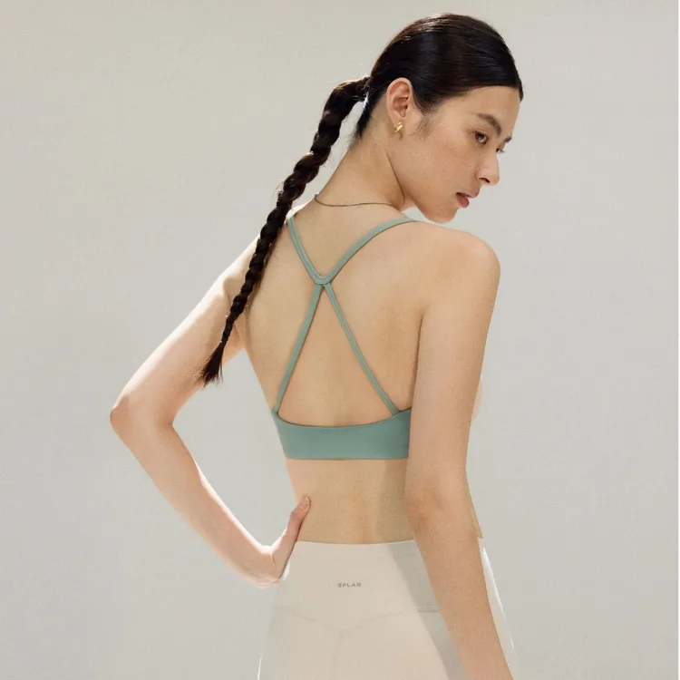 【秋冬新品】SPLAN 裸感简约细带轻盈瑜伽运动健身背心25291