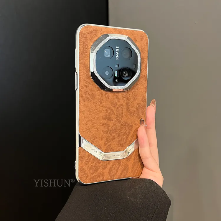 适用华为mate70rs非凡大师手机壳奢华豹纹ins高级mate60rs保时捷m