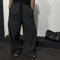 十三行高订小众阔腿休闲秋冬女休闲西裤726