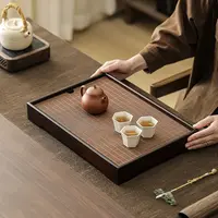 茶盘家用托盘功夫茶具套装2025新款茶海竹实木客厅沥水干泡小茶台