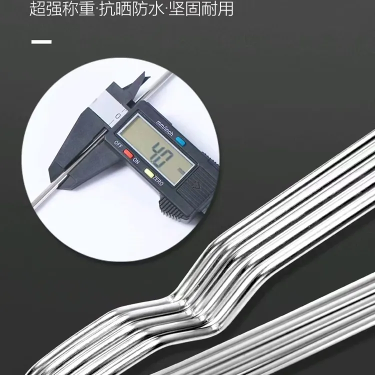 女士专用42公分直径4.0mm304不锈钢手工衣架晾衣服挂衣架晾衣架