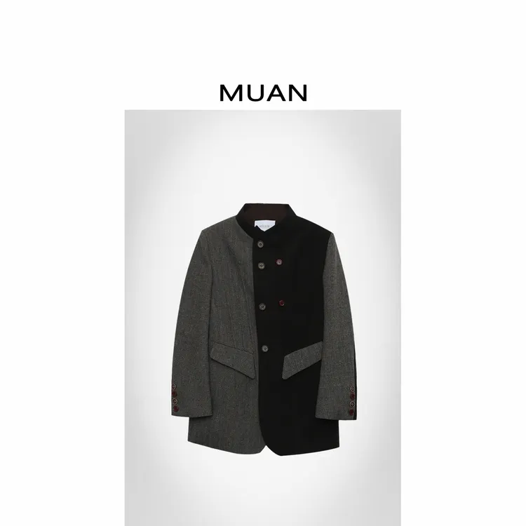 木岸MUAN：《路易十三西装》定制简约质感长袖西装外套女CQ-YJ-25002
