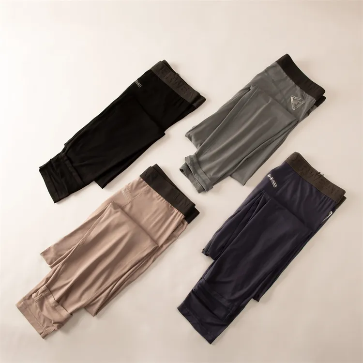  【退货补运费】秋冬男士含桑蚕丝无痕秋裤男款内穿保暖衬裤7266B