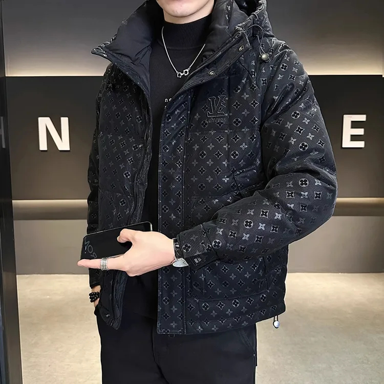 羽绒服男冬季2025新款高端正品潮流连帽防寒轻薄加厚鸭绒冬装外套