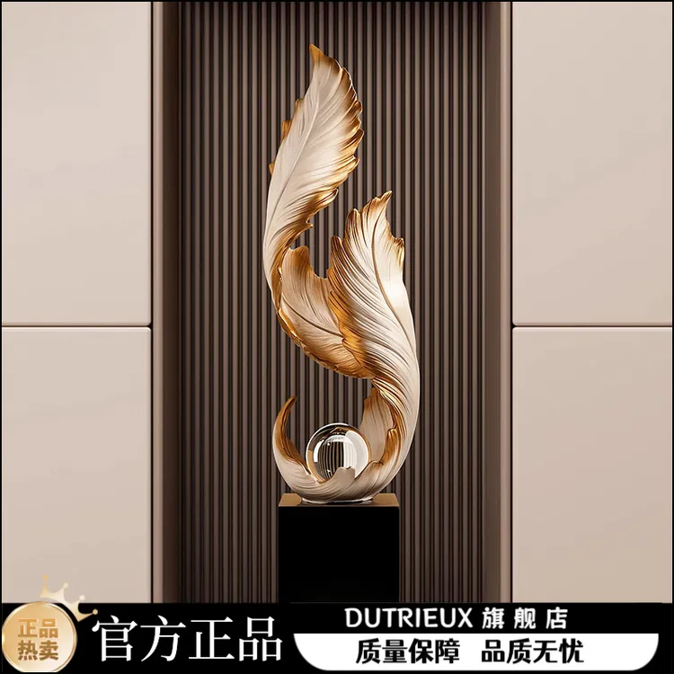 新中式入户玄关壁龛风生水起酒柜装饰品摆件客厅电视柜旁乔迁礼物