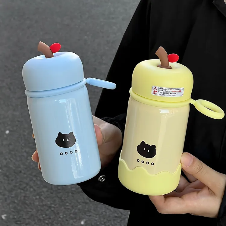 闺蜜保温杯女生高颜值2025新款学生可爱水杯直饮小巧口袋杯便携