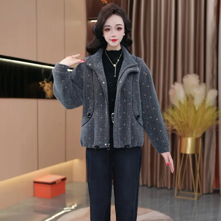 秋季新款优雅气质女装时尚休闲短外套【321#】