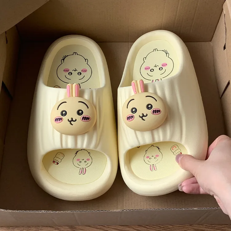 卡通可爱乌萨奇拖鞋女夏外穿少女心软底家居防滑防臭室内凉拖假日