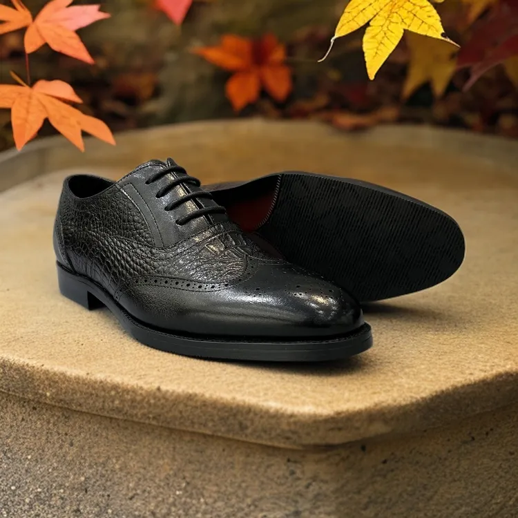 男士新款商务皮鞋英伦风头层牛皮21-6