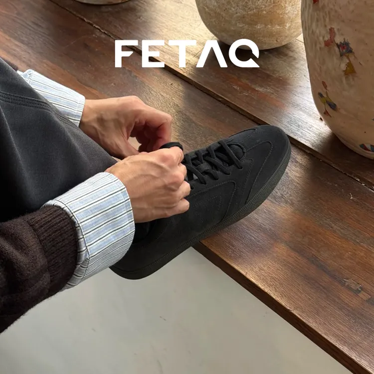 FETAQAllMove City城市轻训鞋复古德训鞋黑色男鞋女鞋休闲运动鞋