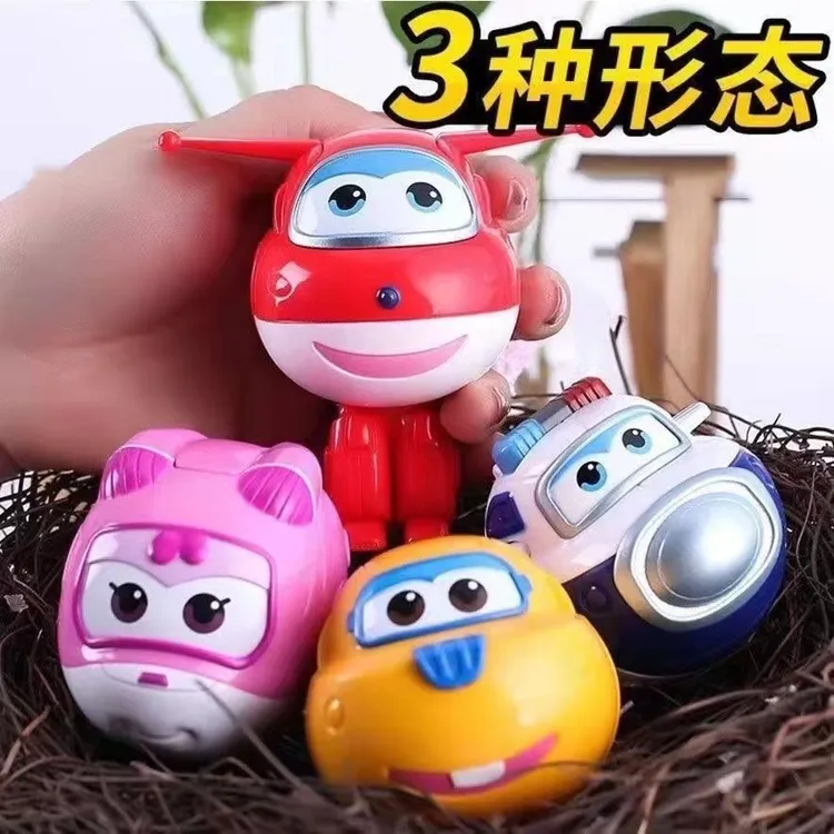 超级飞侠玩具套装全套变形机器人趣变蛋乐迪小爱多多包警长金小子