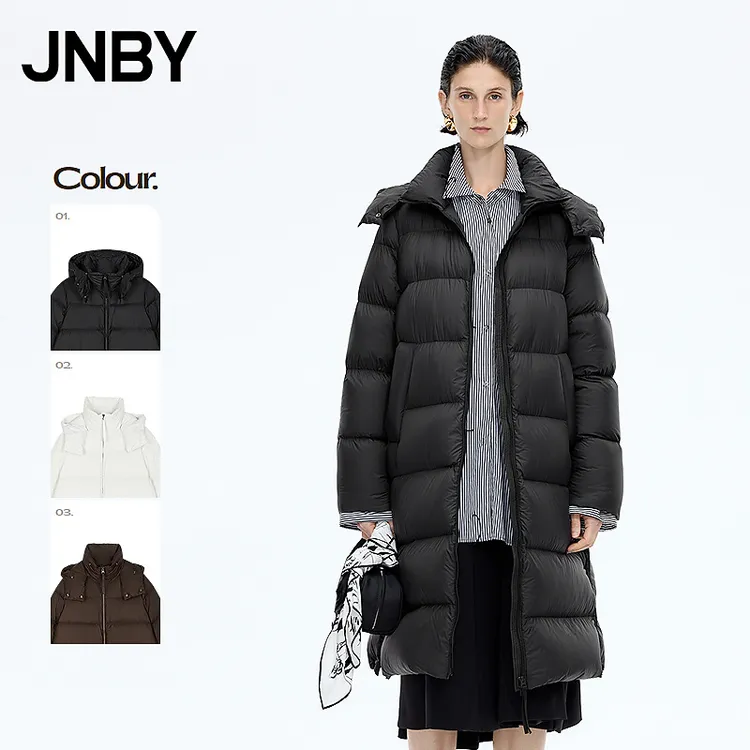 【商场同款】JNBY/江南布衣25冬新品羽绒服宽松连帽5PAC13700