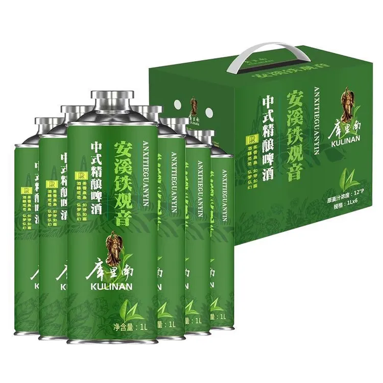 库里南-安溪铁观音中式精酿啤酒送礼宴请自饮招待酒1L/6罐