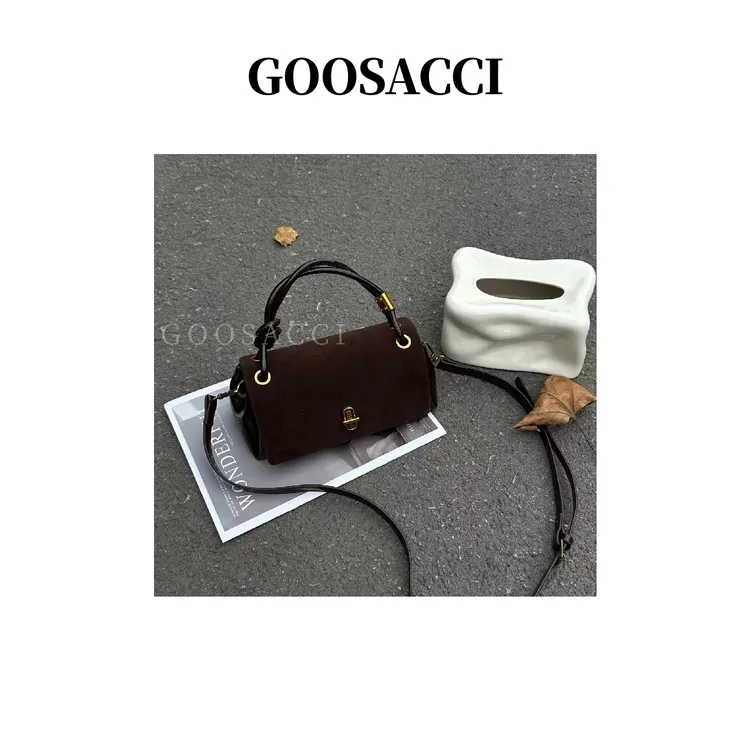 手提式可折叠防脏通勤风单肩包轻奢斜跨包手拎包