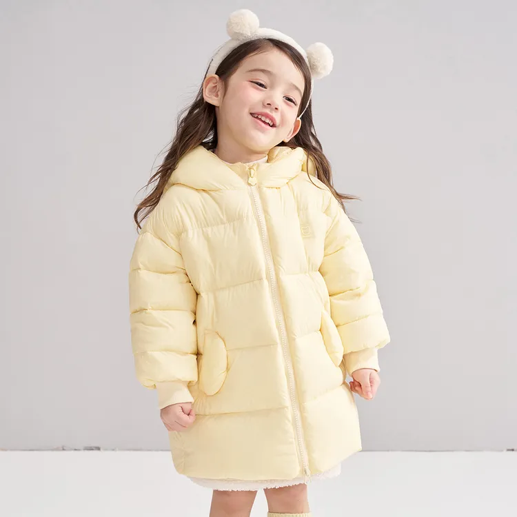 【新国标90绒】笛莎女童羽绒服加长加厚冬季保暖洋气外套-1S2566502