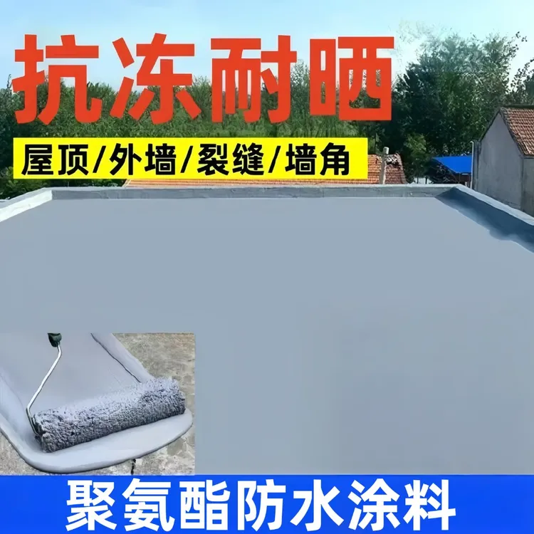 卫生间防水涂料外墙屋顶漏水楼顶水性防水材料耐磨即刷补漏裂缝