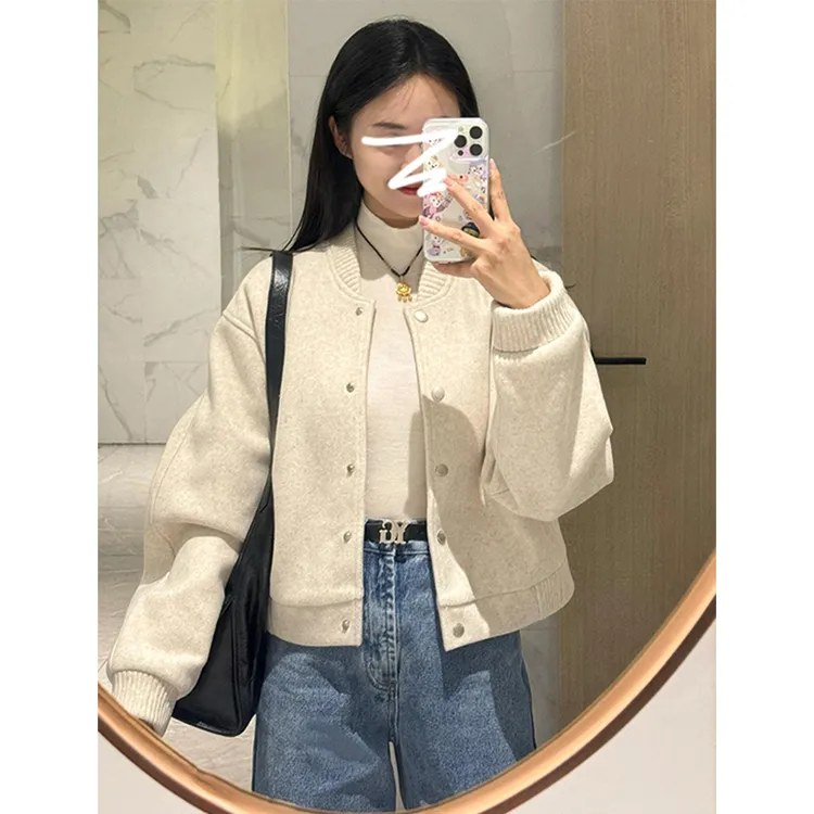 美式复古短款外套女秋季2025新款爆款韩系风穿搭高级感超好看上衣