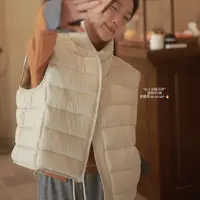 【闵笑一】云朵暖包 25早秋新款百搭显瘦上衣潮牌女装羽绒马甲女