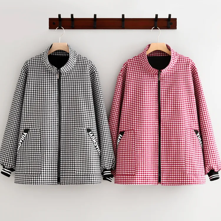 时尚秋冬加绒保暖外套餐饮上班专用工作服防污成人大褂厨房围裙女