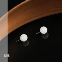 筱妤|和田玉*耳钉*S925银镶嵌YNA25060609多样性发其一