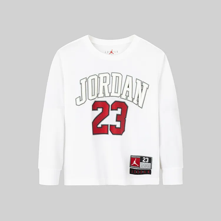 【官方旗舰】AIR JORDAN童装商场同款儿童休闲时尚舒适长袖T恤C591