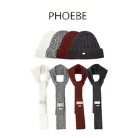 【粗针织两件套】PHOEBE叶姐 氛围感帽子围巾两件套HF5100329F-30F