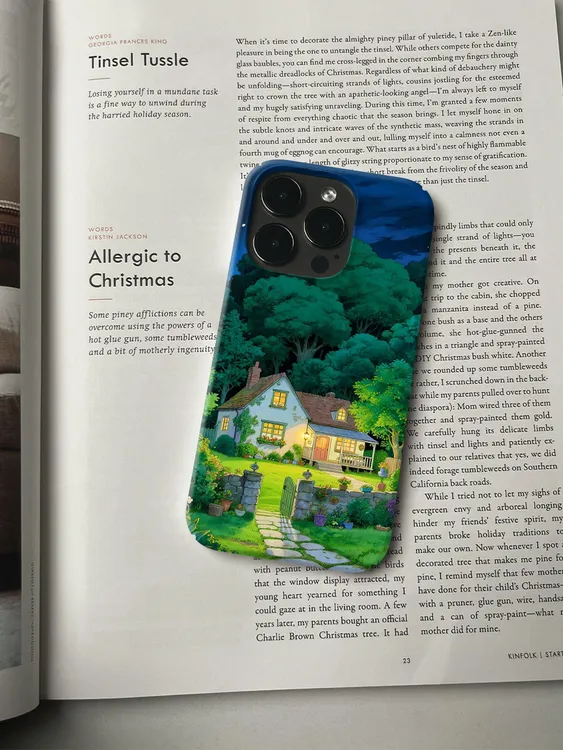 林间小屋手机壳适用于苹果16promax华为mate荣耀vivo小米oppo一加