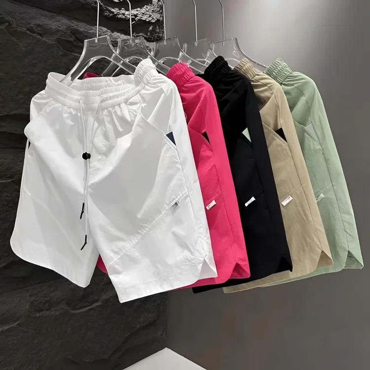 加大码300斤美式复古休闲速干短裤男女装夏季宽松潮牌百搭五分裤