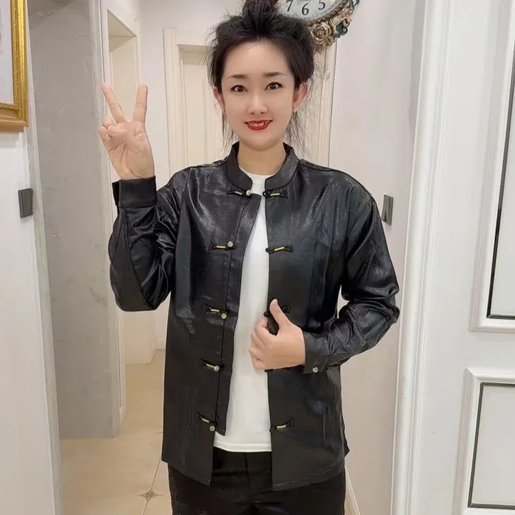 25男士套装春季新款盘扣套装男士两件套中国风唐装潮流搭款041