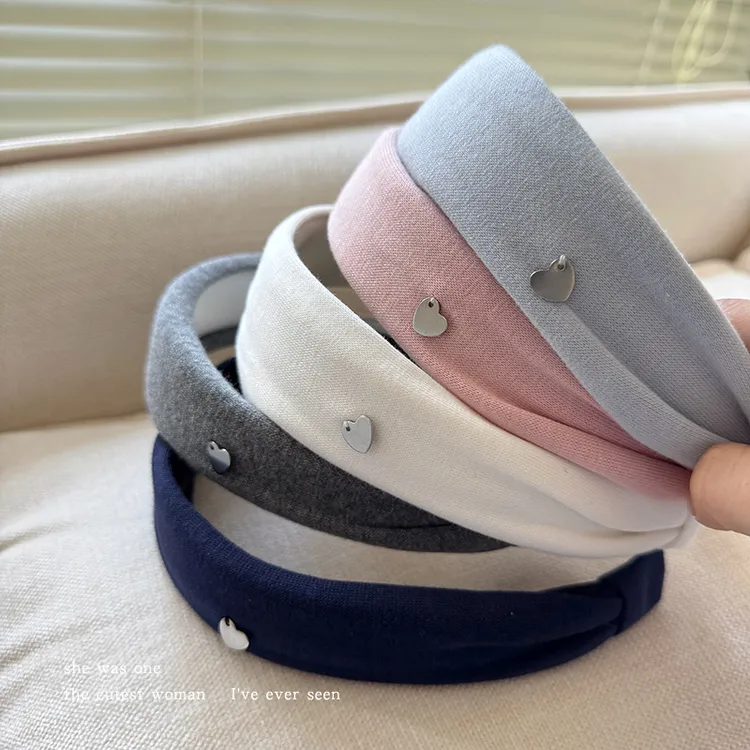 美式复古针织宽边发箍女时髦高级感发卡高颅顶头箍洗脸压发捆头窟