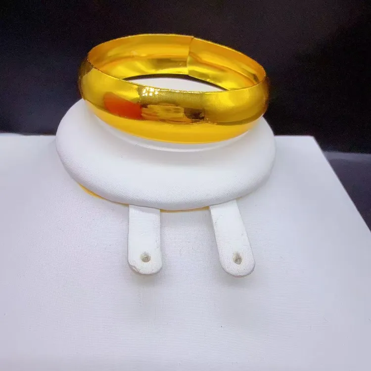 铜合金手镯 光面开口手镯素圈民族风手镯姑尼且饰品0619