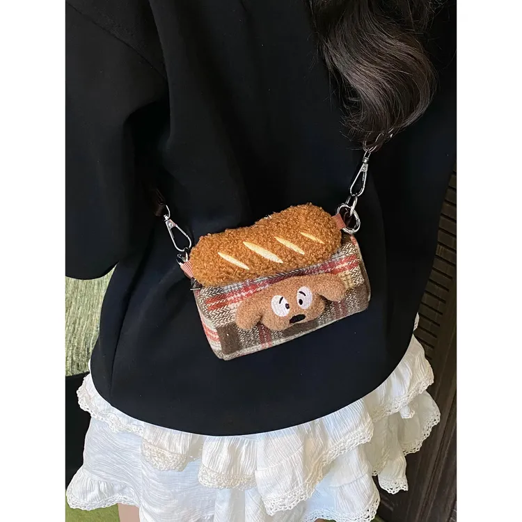 可爱爆款小包包2025新款百搭格子今年流行韩版气质单肩包斜挎包