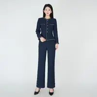 【高定系列】羊毛小香风西服女玉瑶香风套装HCSS050753+HCSS050755
